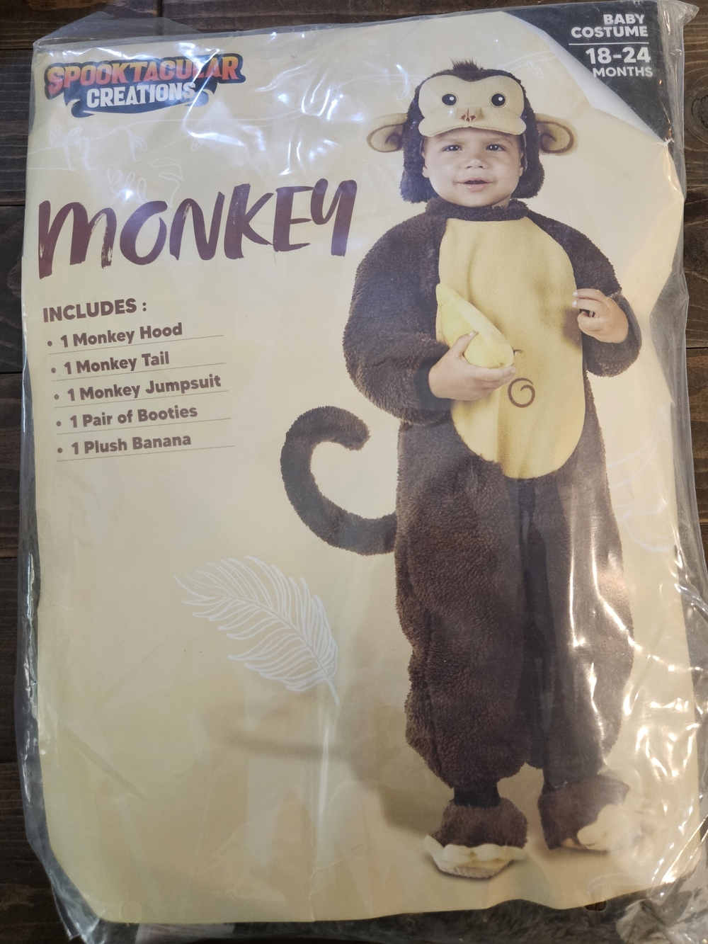 Spooktacular Creations Baby Monkey Costume - Brown and Cream (18-24 Months)